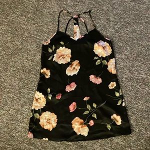 Silky Floral Slip